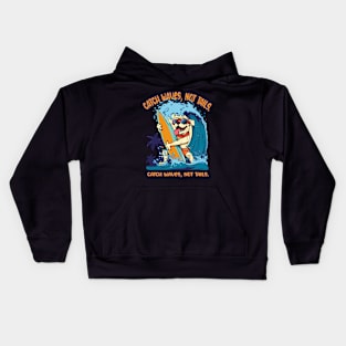 Dog surf 96004 Kids Hoodie